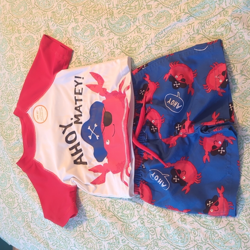 NWOT Carter's Just One You Swim Set Boys 9 Months